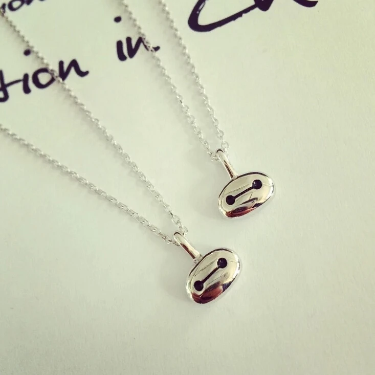 

2015 New Arrival fashion 2015 Cute Baymax Bighero Pendant Necklaces