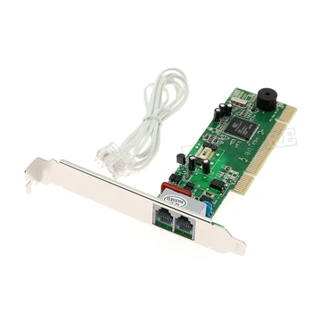 

PCI Modem 56K Internal Data / Fax Voice Modem Windows XP Vista Win7/8 32 /64 bit V.92 V.90 Dial Up Fax