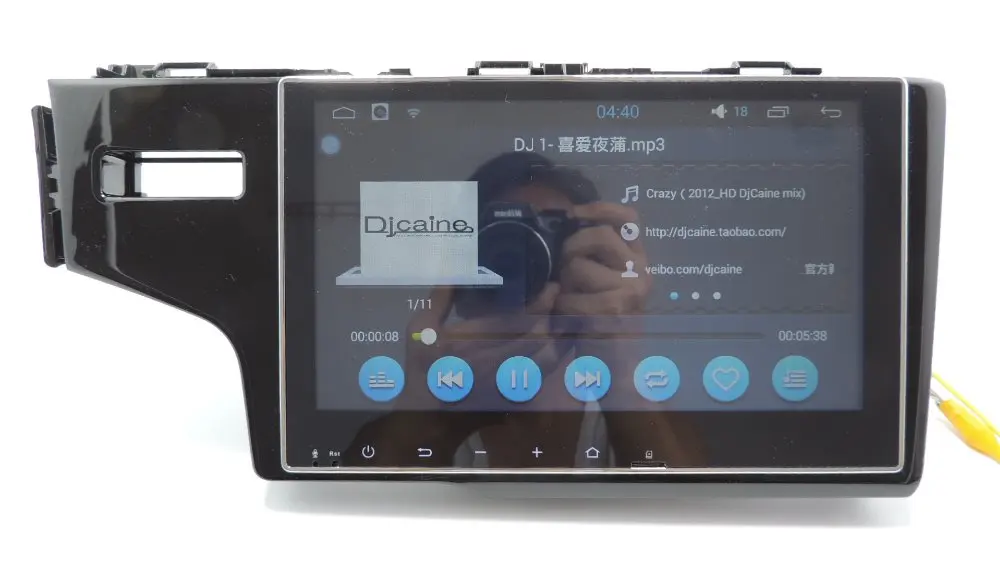 "YOKOTRON" " сенсорный Android 5,1 автомобилей Радио RDS Авто MP4 для Honda Jazz Fit аудио+ gps Navi+ сзади Камера