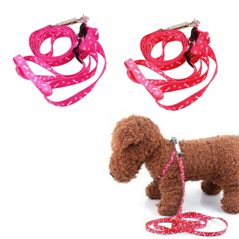 Free Shipping Popular HOT Small Dog Pet Puppy Cat Adjustable Nylon Harness with Lead leash Traction Rope Brand New | Дом и сад