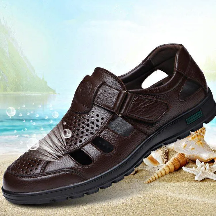 Summer Casual Brand Shoes For Men Black Brown Young Boy Casual Shoes Breathable Flats Men Shoes Anti-Slip Man Walking Shoes