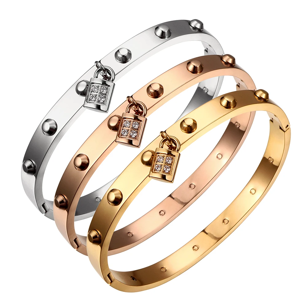 Кристальные браслеты, ювелирные изделия, титановые стальные браслеты и браслеты, блестящий хрустальный шарик, золотой браслет для женщин, свадебный подарок