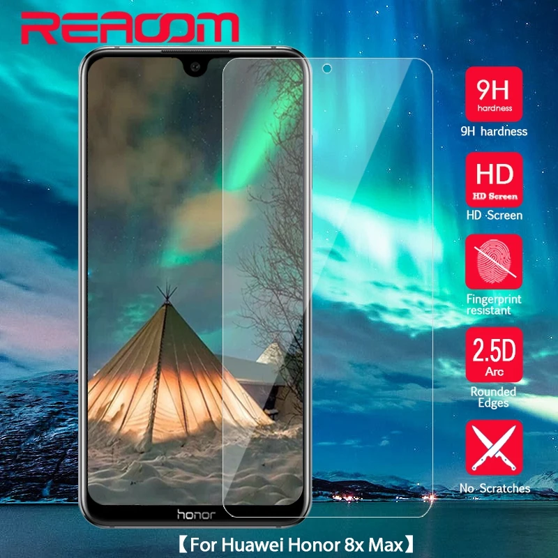 REAOOM 2.5D Закаленное стекло для huawei Honor 9 изогнутый край экрана Защитное Защитная