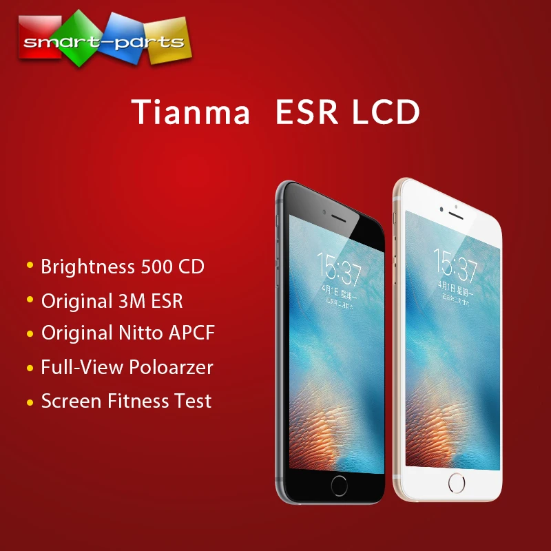 

20PCS Premium TIANMA ESR LCD Display For iPhone 6 6S 7 8 Plus LCD Touch Screen Digitizer Assembly Free DHL