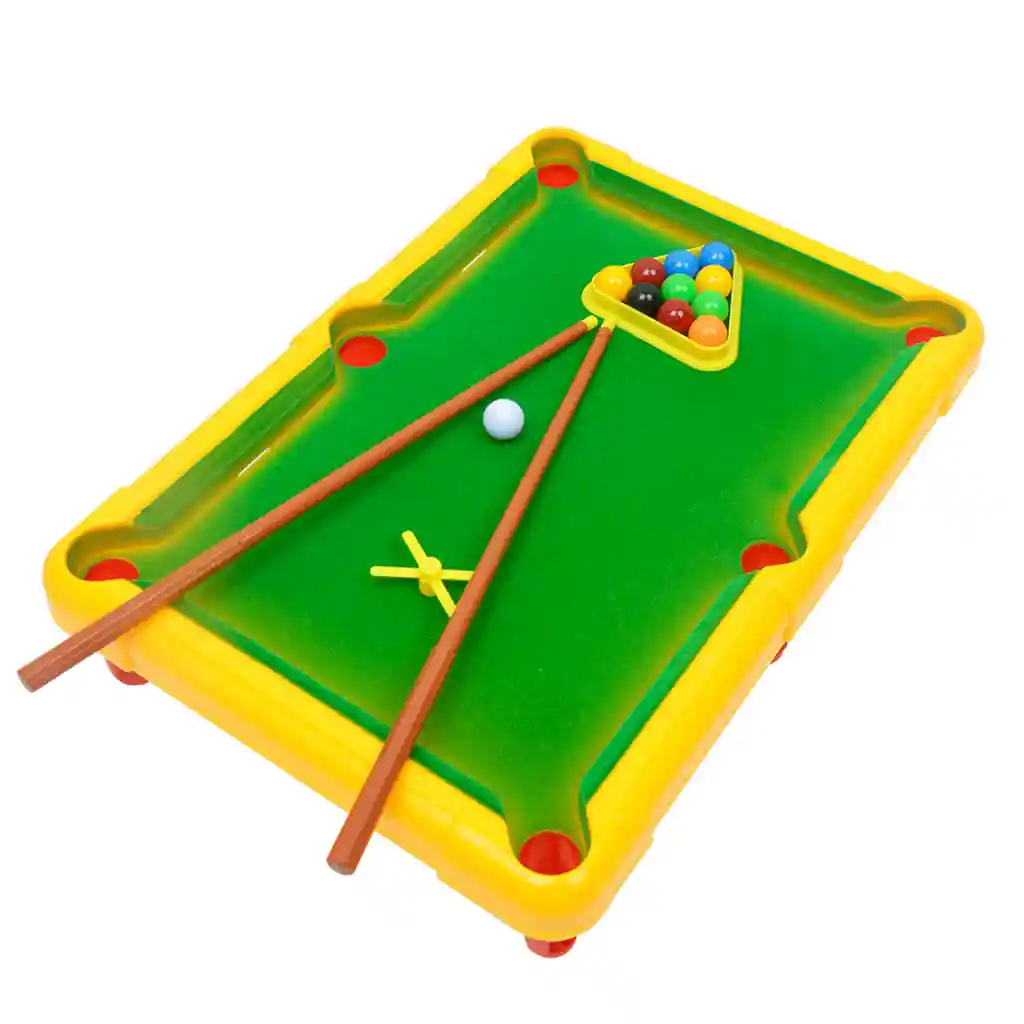 Mini Pool Table Set With Mini Pool Balls Cue Sticks Accessories