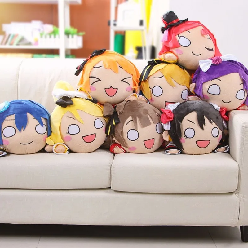 

5styles 40-50cm Love Live School Idol Project Plush Toys Kotori Minami Maki Nishikino Lying Posture Stuffed Dolls