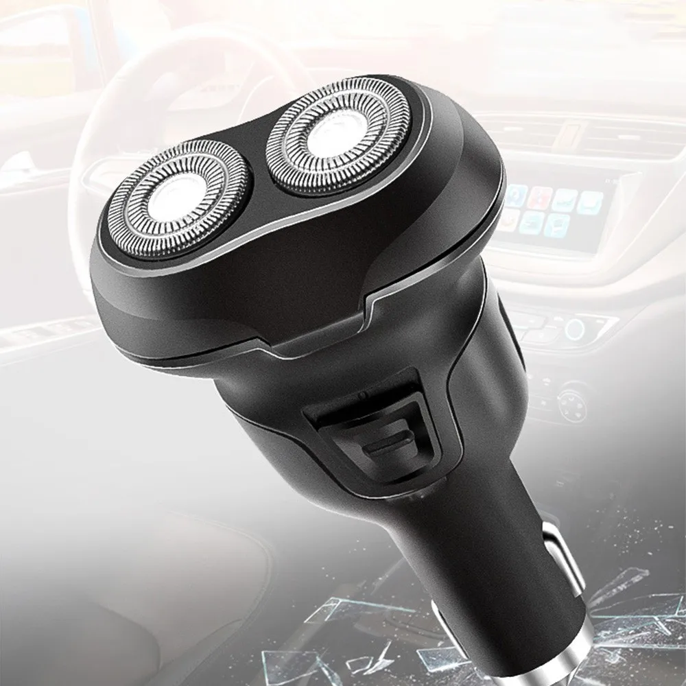 

New USB Rechargeable Double Electric Shaver with Safety Hammer Car Charging Shaver Men Portable Multifunction Shaver