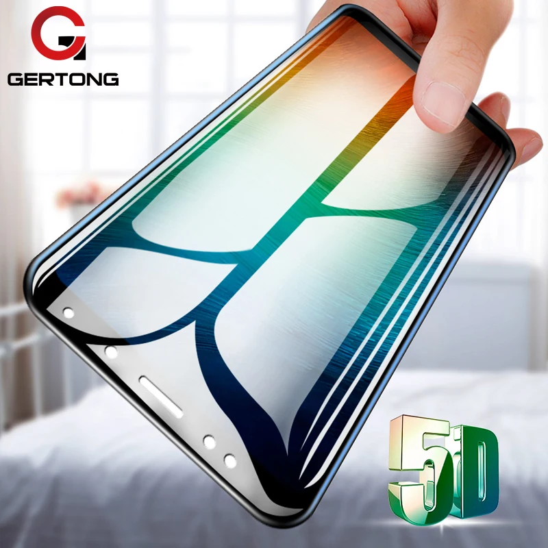 

GerTong For Xiaomi Redmi 5 Plus Note 4 4X Pro Mi A2 A1 8 SE Tempered Glass Full Cover 5D Protection Film Screen Protector Glass