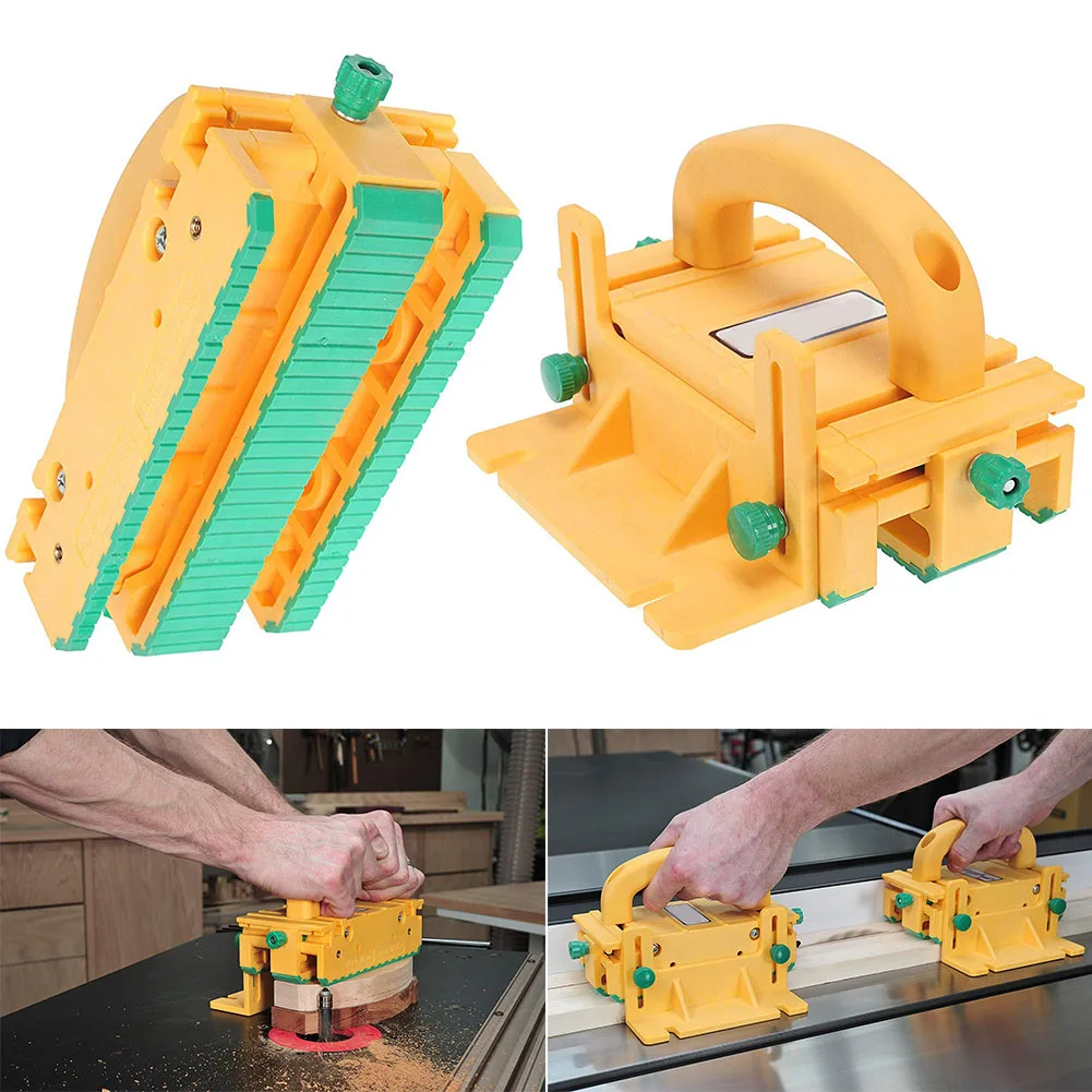 

3D Safety Pusher Flipping Woodworking Tools for Table Band Saws Router Tables CLH@8
