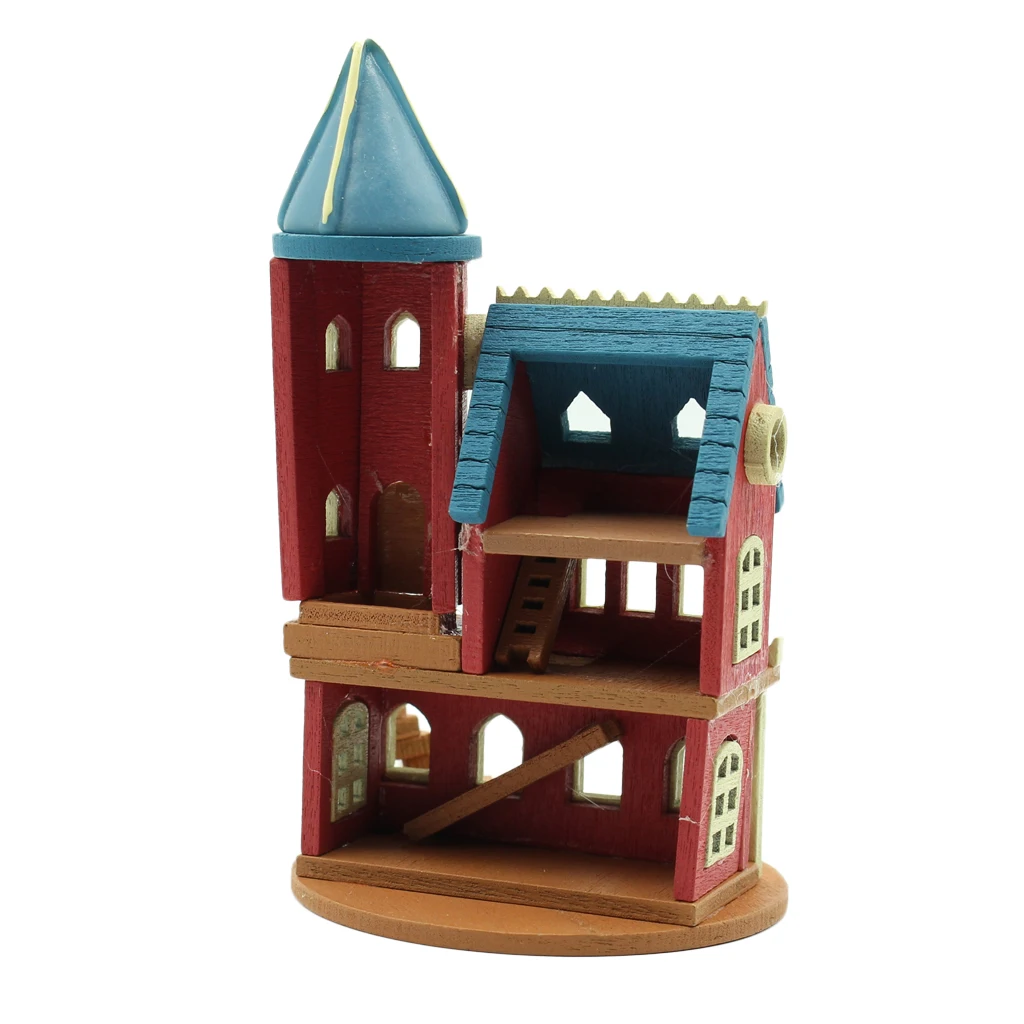 Dollhouse Miniature DIY House Kit Manual Creative Gift for Romantic Artwork Villa