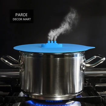 

Creative eco-friendly Steam boat lid Anti overflow pot cover microwave bow cover 1pc/lot