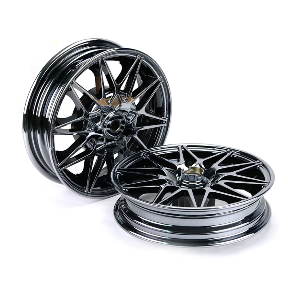 JOG100 FORCE RSZ 100 100cc 2,15x10 дюймов 10 мм Передние Задние скутеры алюминиевые колесные диски для мотоциклов - Цвет: Серый