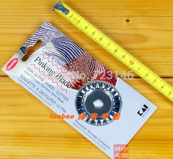 KAI 45MM pinking blade Kai Wheel Rotary Cutter Rotary Cutter Blades 5045WPBL for Fiskars Olfa Clover Kai & More AU MADE IN JAPAN