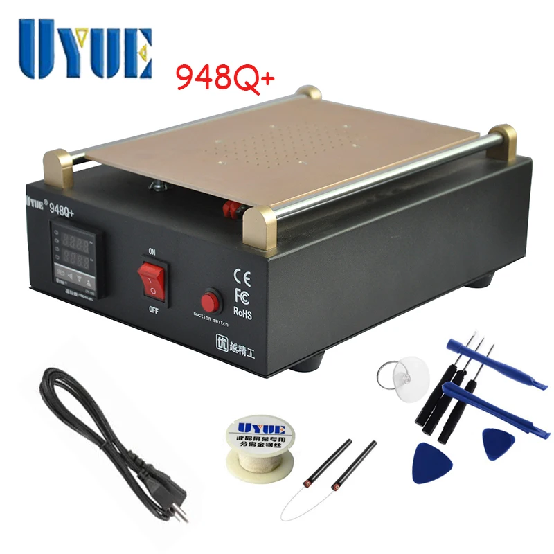UYUE 948Q Built in Vacuum Pump Mobile phone LCD Screen Separator Machine Max 11 inches Lens
