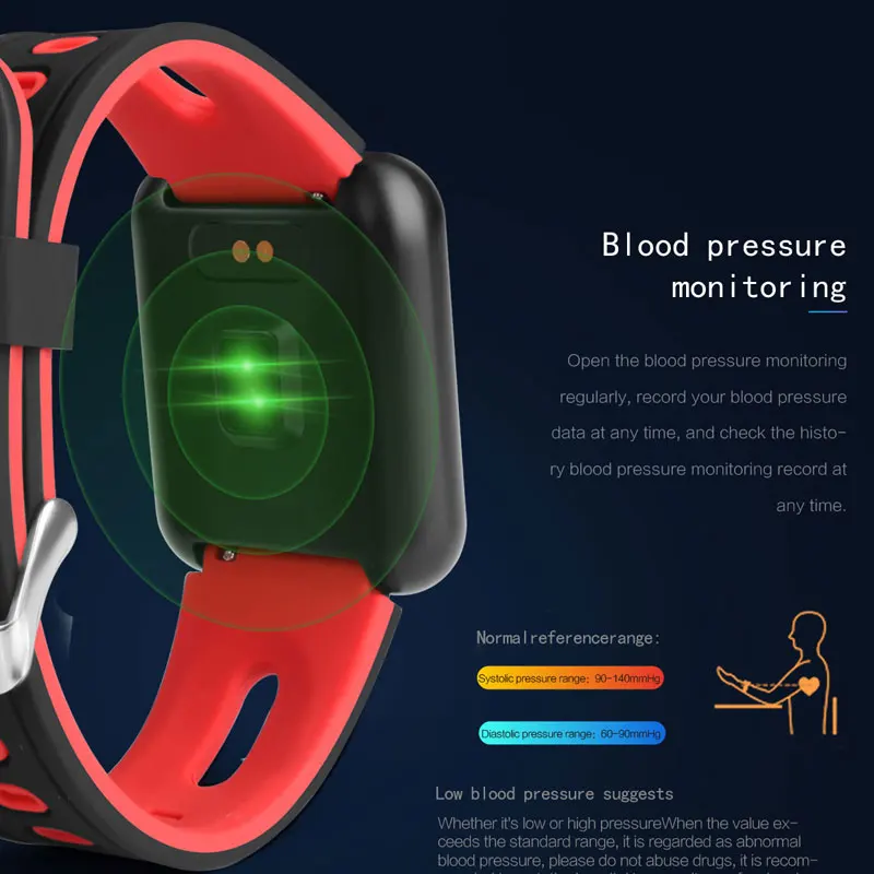 Смарт часы P68 группа IP68 водонепроницаемый smartwatch динамический сердечного ритма