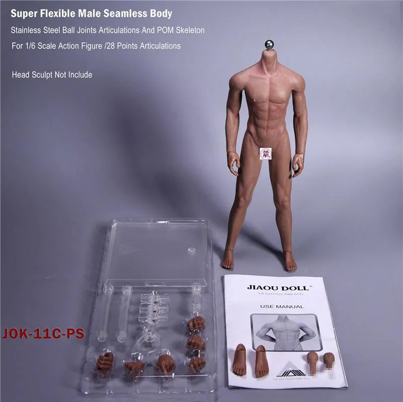 1/6 супер гибкая Мужская фигурка, бесшовное тело с металлическим скелетом, куклы-солдаты, игрушки 28 точек