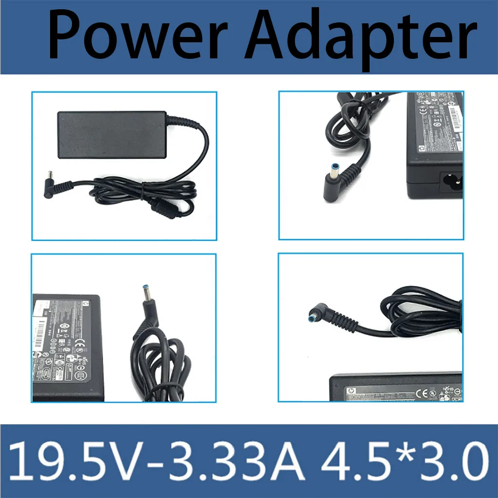 HIPERDEAL адаптер 65WH 19,5 V 3.33A адаптер переменного тока зарядное устройство для hp 710412-001 PPP009C синий наконечник Jn26