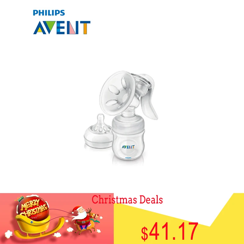 

AVENT Manual Breast Feeding Pump Original Manual Breast Milk Silicon BPA Free With Natural Bottle Nipple Function Breast Pumps