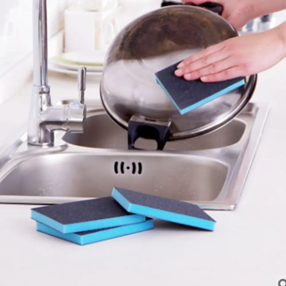 Nanometer Diamond Sand Magic Sponge Descaling Kitchen Home Cleaning BrushU_fd Nanometer Diamond Sand Magic Sponge Descaling Kitchen Home Cleaning BrushU_fd