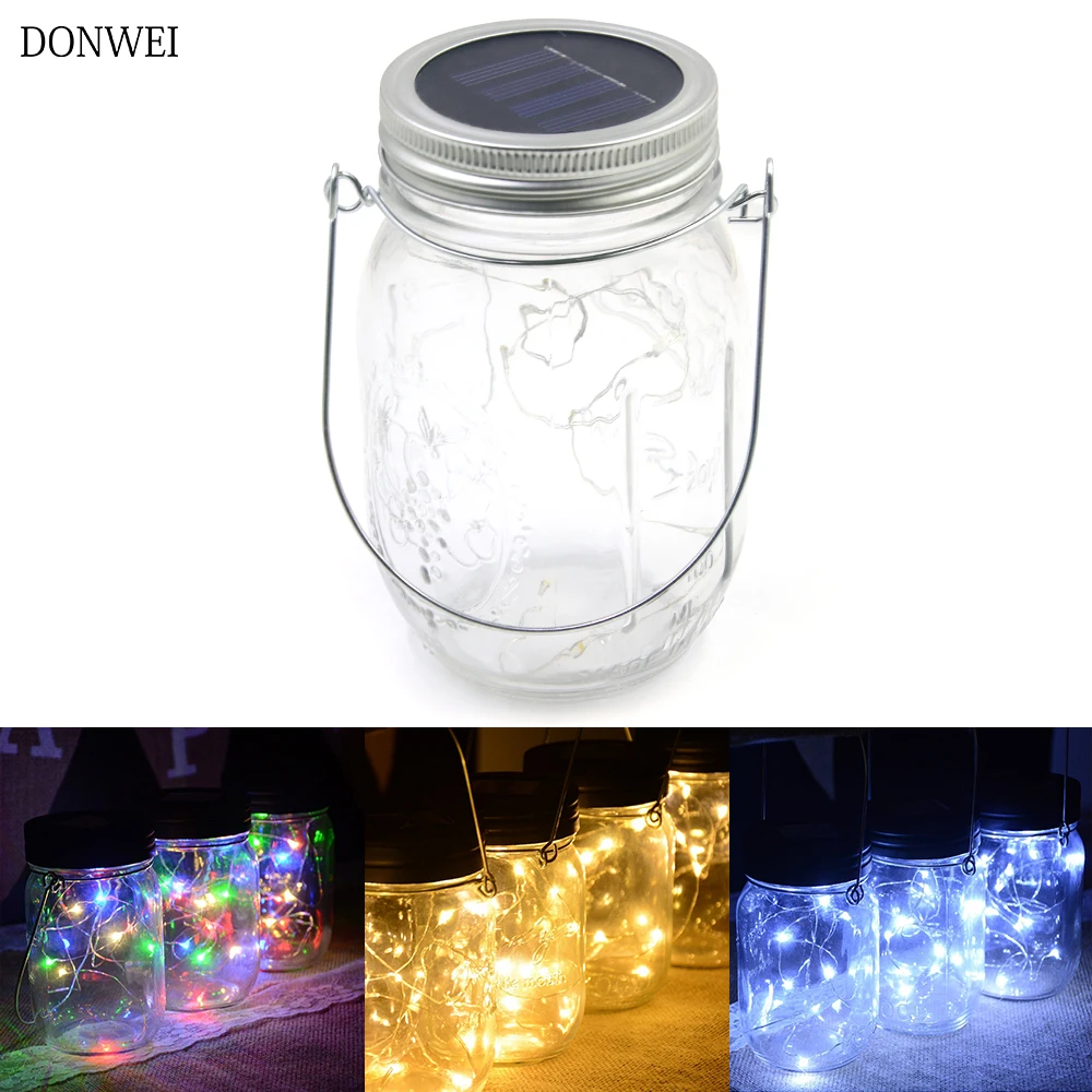 

LED Solar Light String Glass Bottle Light Lamp for Party Wedding Christmas Decorative Outdoor Backyard Garland Lighting String