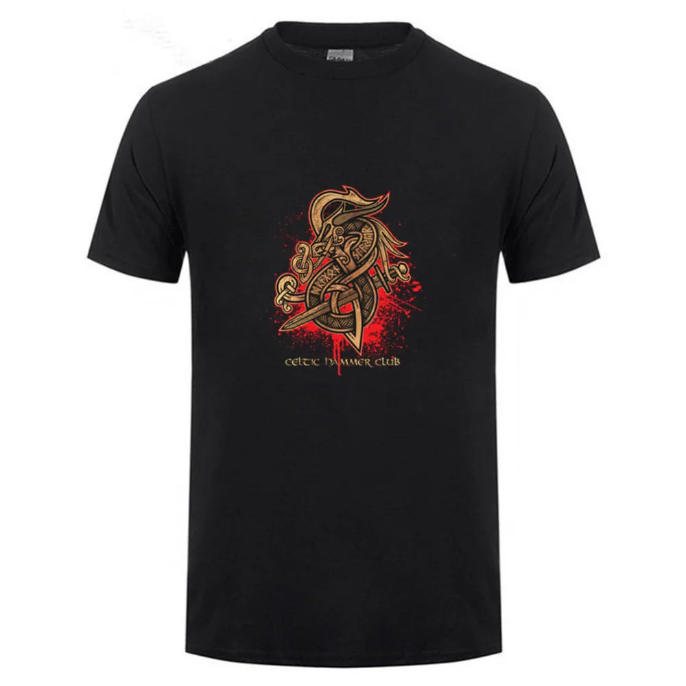 

Dragon Slayer viking Berserk T Shirt Fashion 2018 Soft Cotton 3XL Short Sleeve The Monster Wolf of Norse Mythology T Shirts