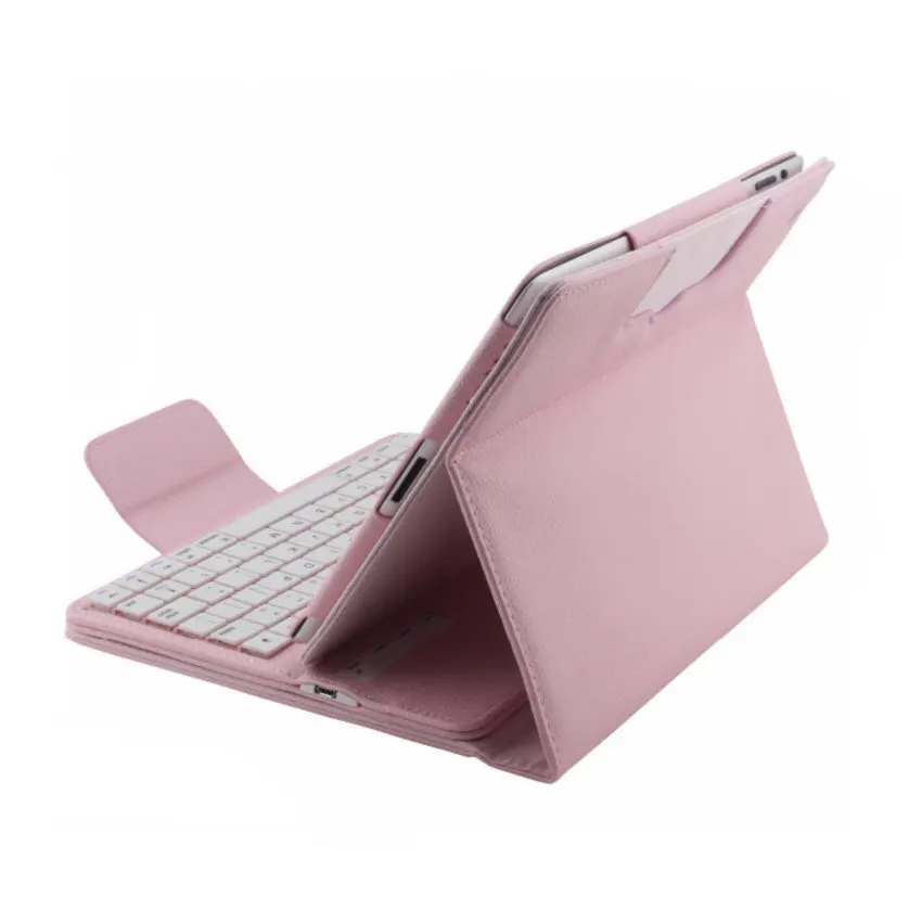 Беспроводная съемная Bluetooth клавиатура с чехлом для планшета iPad 2 3 4 чехол 10 1 дюйма