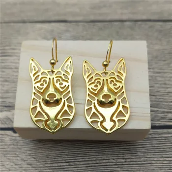 

New American Akita Drop Earrings Trendy Style American Akita Dangle Earrings Fashion Pet Dog Earrings Women Jewellery