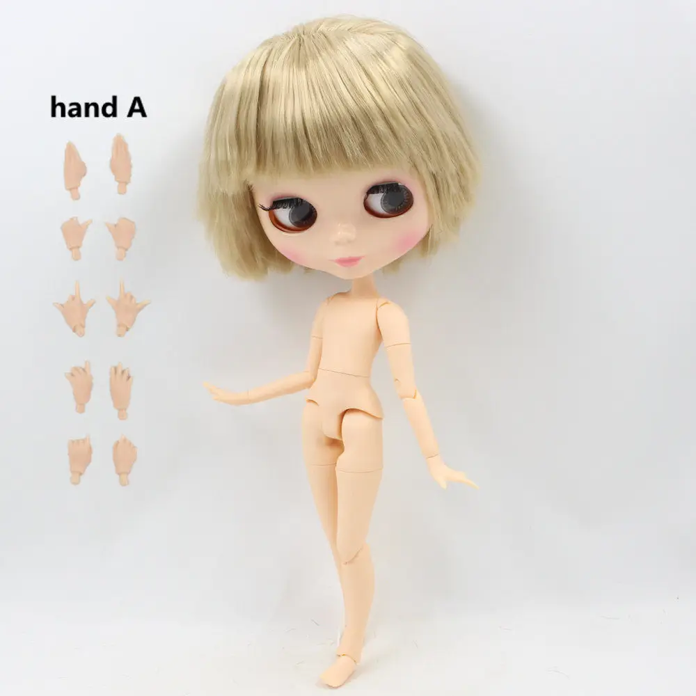 Fortune Days Nude Blyth кукла мужская кукла Серия № BL3227 светлые волосы мужской шарнир тела Подходит для changeBJD Factory Blyth - Цвет: like the picture