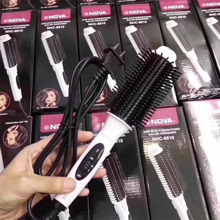 Профессиональный быстрый выпрямитель для волос Расческа электрическая щетка для волос Выпрямление утюжок плоская плойка Инструменты для укладки бигуди