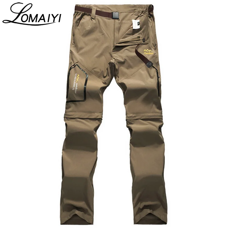 

LOMAIYI Multifunction High Stretch Slim Cargo Pants For Men Women Summer S-6XL Casual Trousers Joggers Work Sweatpants,AM051