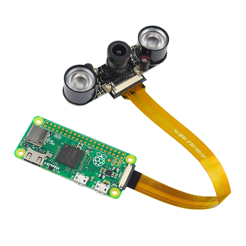 Настраиваемый фокусный модуль камеры ночного видения Raspberry Pi Zero + 2 ИК датчика