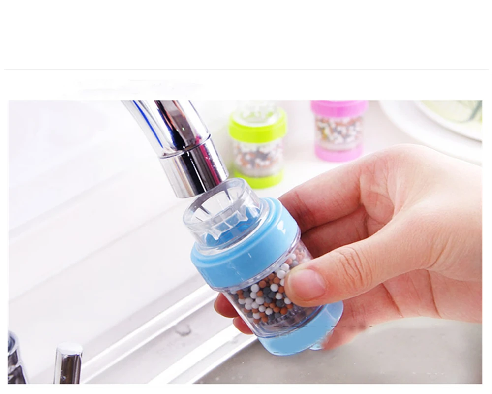 

Faucet Water Filter Mini Minerals Stone Tape Water Filter Remove Harmful Elements Water Purification Drink Better Pure Water