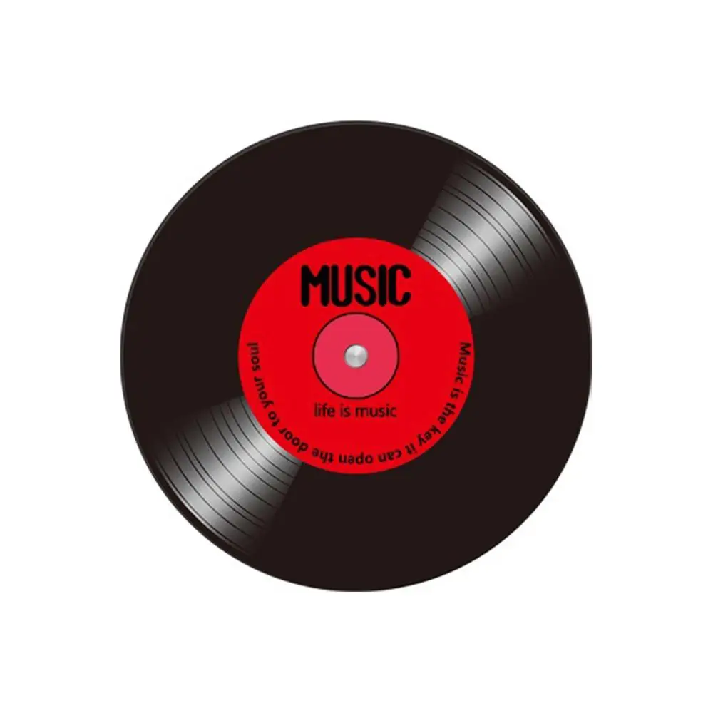 

Vinyl Records creative carpet Round mat Retro sofa Chair mat decorative rugs multicolor Super soft Polyester floor mat