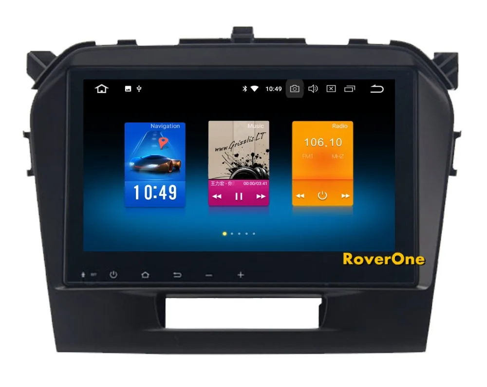 RoverOne автомобиль радио gps навигации для Suzuki Vitara Android 9,0 10,2 ''Восьмиядерный сенсорный экран мультимедийный плеер без DVD