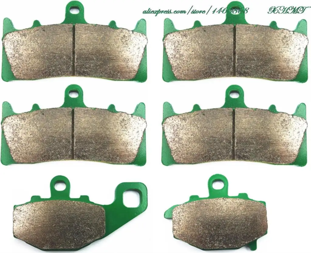 Набор тормозных колодок для Kawasaki Zx6r Zx 6r Zx600 600 Ninja 1998 1999 2000 2001 & Racing Applications|brake pad set|for