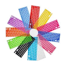 Coosbo-Франция/Французский AZERTY Красочные Силиконовый чехол кожи защита наклейка для 1" Mac MacBook Air/ 11 дюймов air11