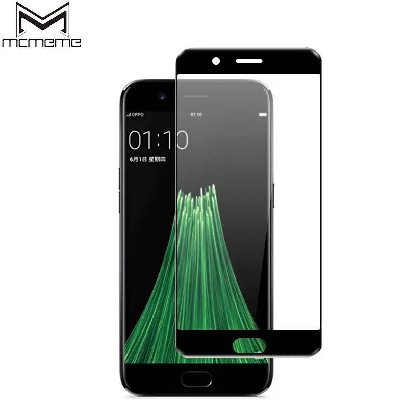 5D Full Coverage Tempered Glass For OPPO R11 R11S R9 R9S Plus R15 F5 F7 A59 A71 Full Glue Screen Protector Protective Film Glass