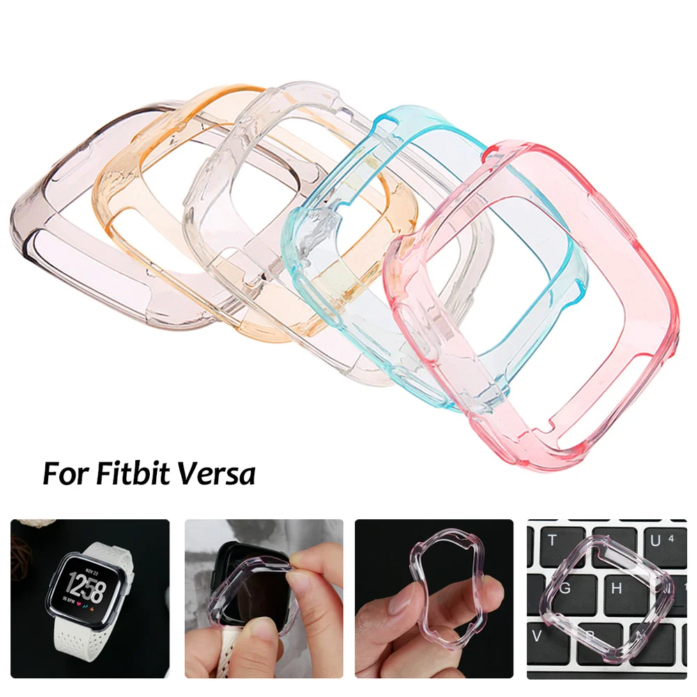 ТПУ силиконовый чехол защитный для часов Fitbit Versa Smart Band трекер активности фитнес