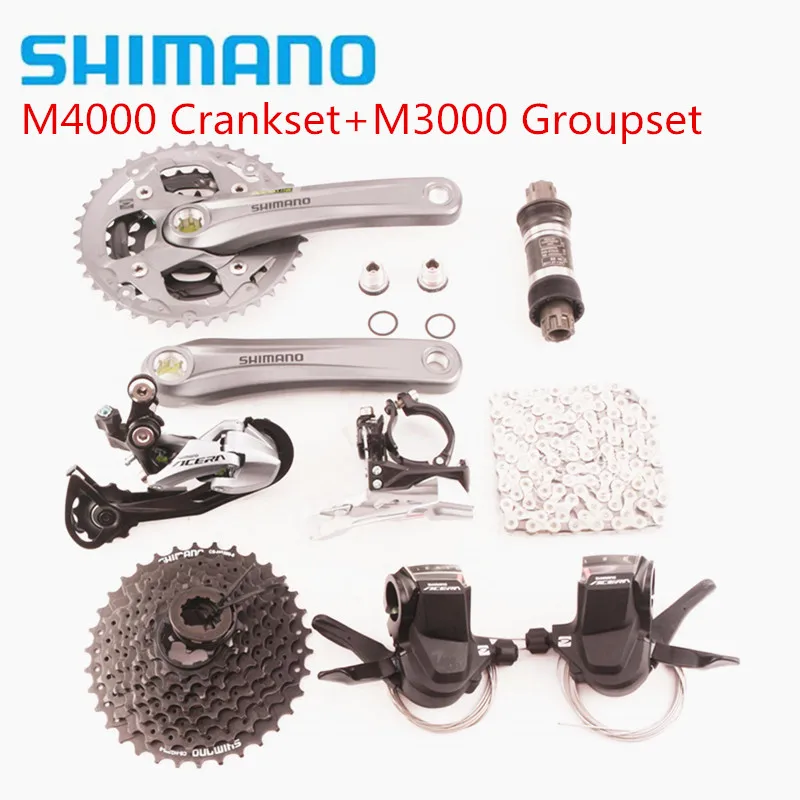 SHIMANO ACERA M3000 M4000 27 3*9 скоростной горный велосипед MTB Трансмиссия группа обновления для m390