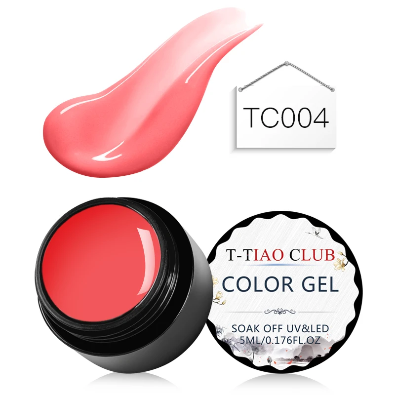 T-TIAO CLUB, чистый цвет, Гель-лак для ногтей, замачиваемый, для маникюра, УФ-Гель-лак, Базовое покрытие, лак для нейл-арта, украшения для маникюра - Цвет: S00945