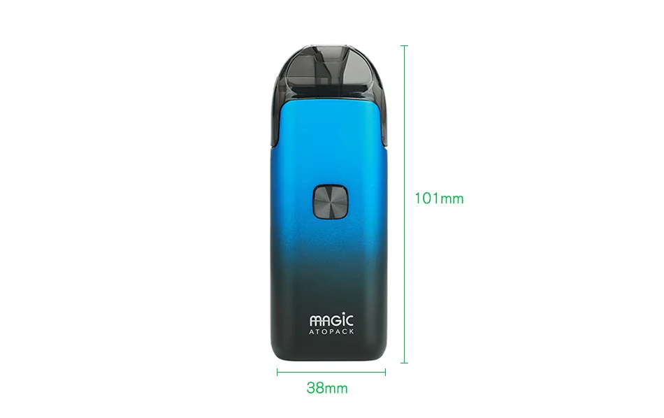 Original Joyetech Atopack Magic Pod Kit with 1300mAh Battery & 2ml/7ml Cartridge Single Switch Design Pod Vape Kit VS Minifit