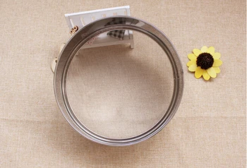 

1PC 8 INCH 2016 Rushed Mat Stainless steel peneira flour sieve sugar sifter baking tools 20cm High 5cm 40 Mesh JC 0565