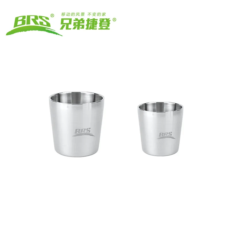 

Outdoor Camping Travelling Drinkware Double Walled SUS304 Stainless Steel Insulated Cup Double Layer Heat Insulated Water Cups