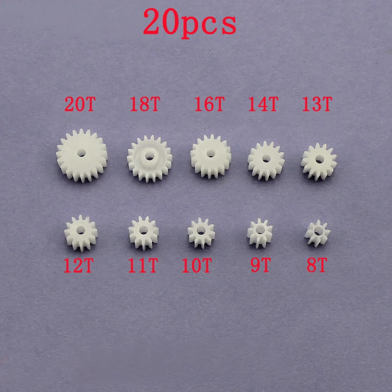 20 шт. 8T/9T/10T/11T/12T/13T/14T/16T/18T/20T основной мост редукция маленький двигатель s модуль 0 5