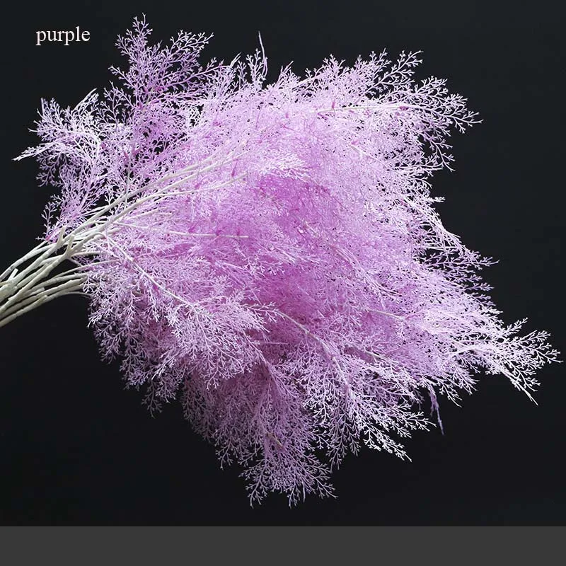 105 см 6 веток искусственный цветок свадебное украшение туман Мороз трава семья украшение поддельный цветок