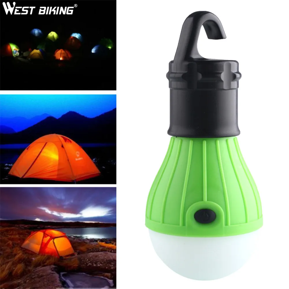 

WEST BIKING Soft Light Outdoor Hanging LED Camping Tent Light Bulb Fishing Lantern Hanging Lamp Camping Lights Outdoor Tools