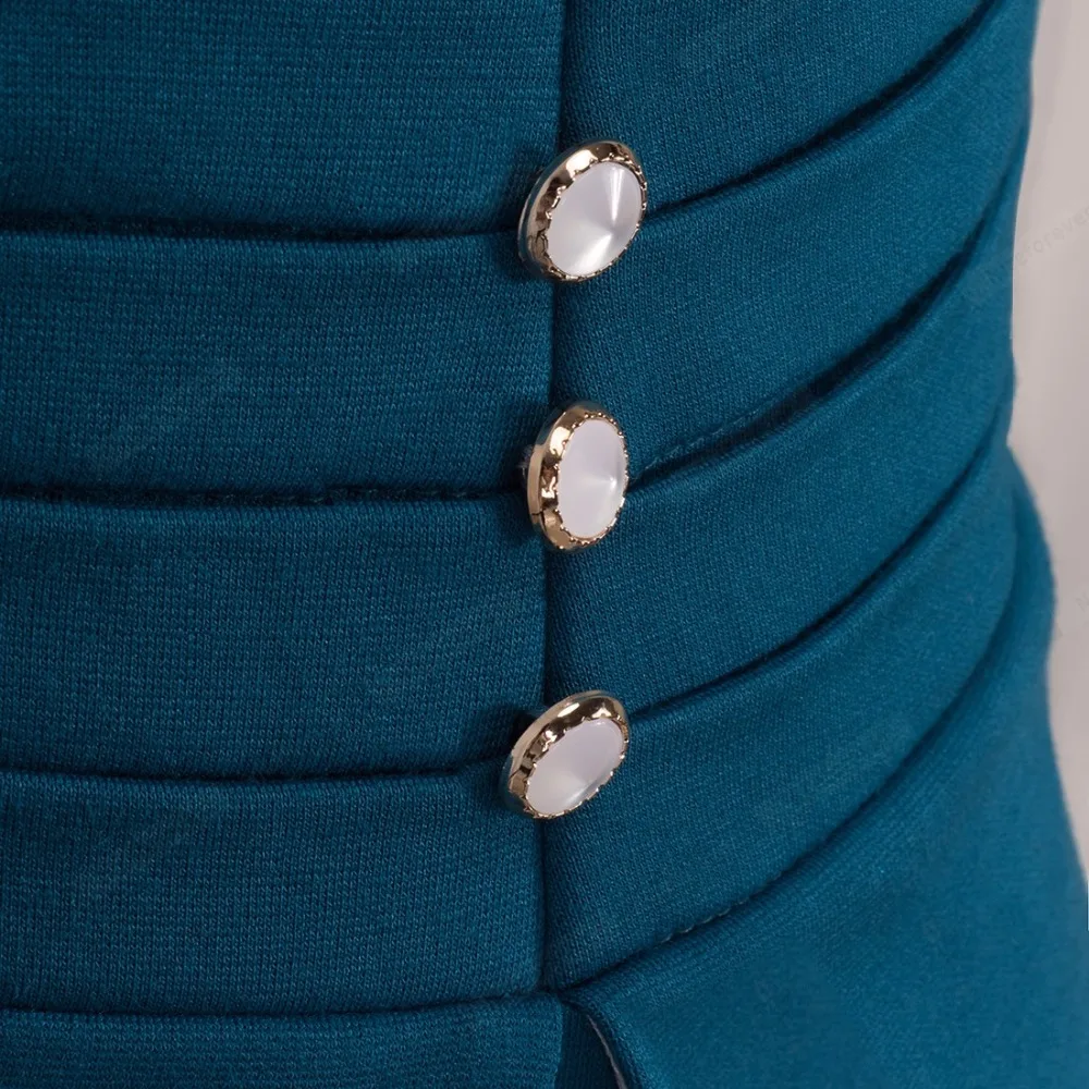 Цельнокроеное официальное платье с V образным вырезом кружевное Драпировочное