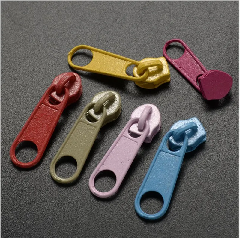 Alipress Wholesale 100Pcs/lot Metal Zipper Sliders 3 DIY Zipper