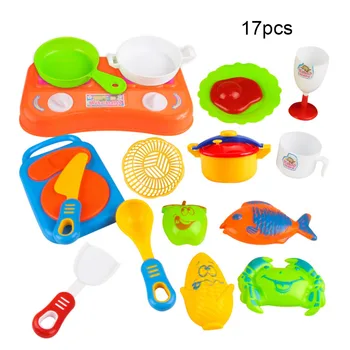 

17/18/35PCS Cutting Vegetable Food Pretend Play Do House Toy Children's Kitchen Kawaii Educational Toys Gift for Girl Kids