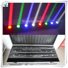 (12lot/CASE)LED matrix for projectors 8x10w mxtrix beam moving head blinders stage lighting flight case